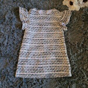 Lavender Gold Tweed Dress by Janie and Jack Size - 8Y - 9Y